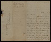 Letter from M. M. Fowle to Captain Thomas Sparrow  